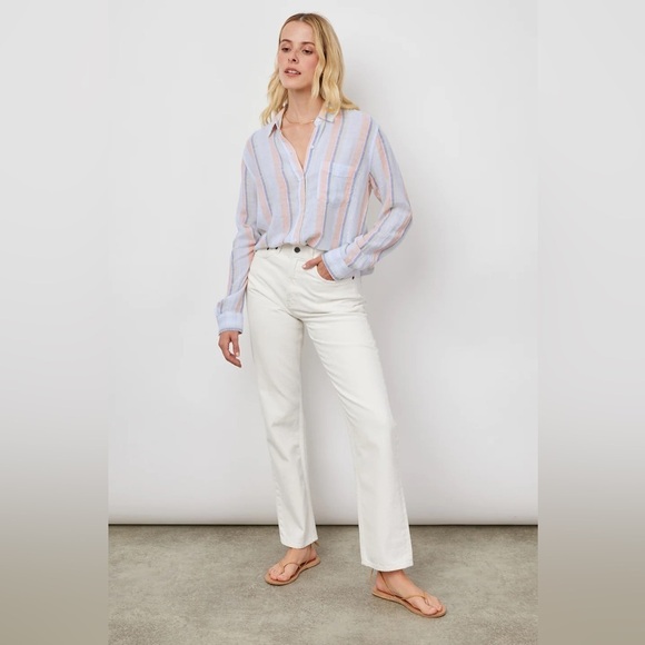 Rails Charli Shirt, Biarritz Multi Stripe - M - Picture 2 of 12